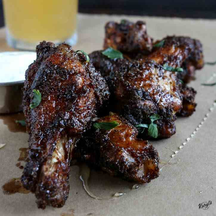 Baked Spicy Honey Chicken Wings