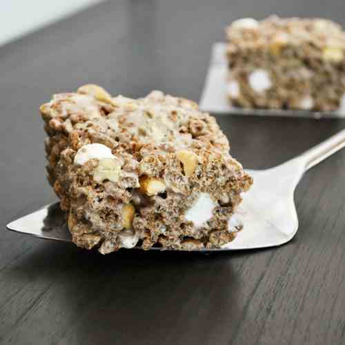 Rocky Road Rice Krispy Treats