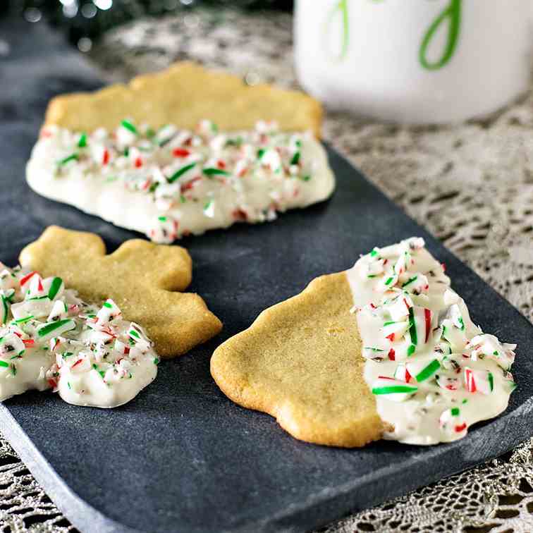 Peppermint Crunch Sugar Cookies