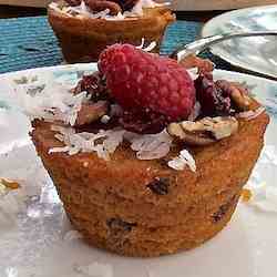 healthy Morning Carrot berry Muffins