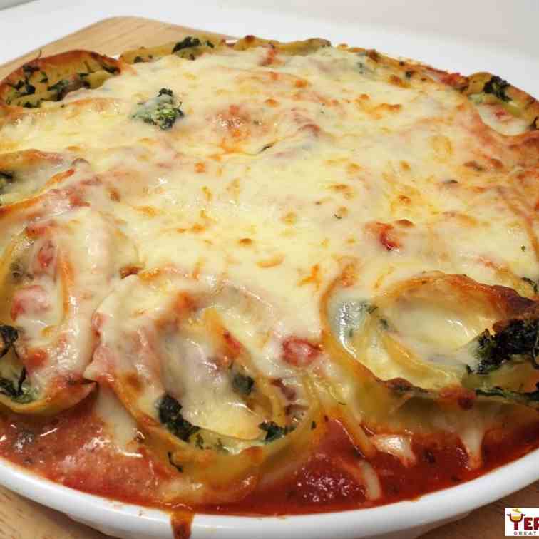 Four Cheese Spinach Rotolo