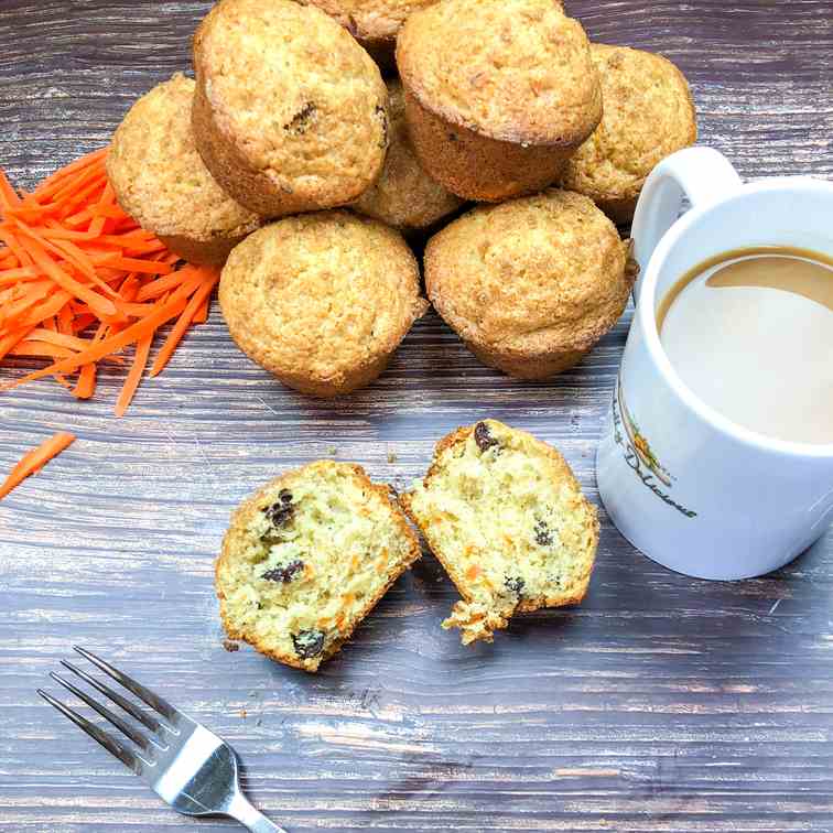 Carrot-Raisin Muffins