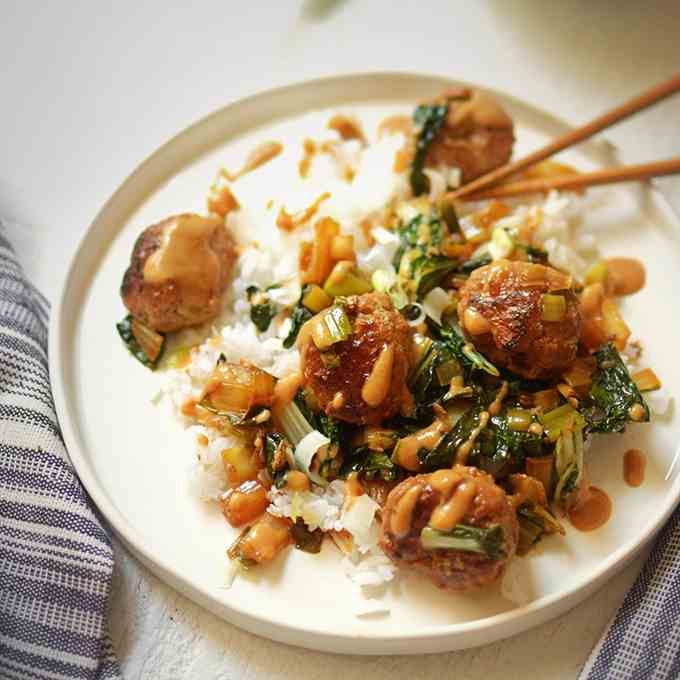 One-Pot Asian Meatballs