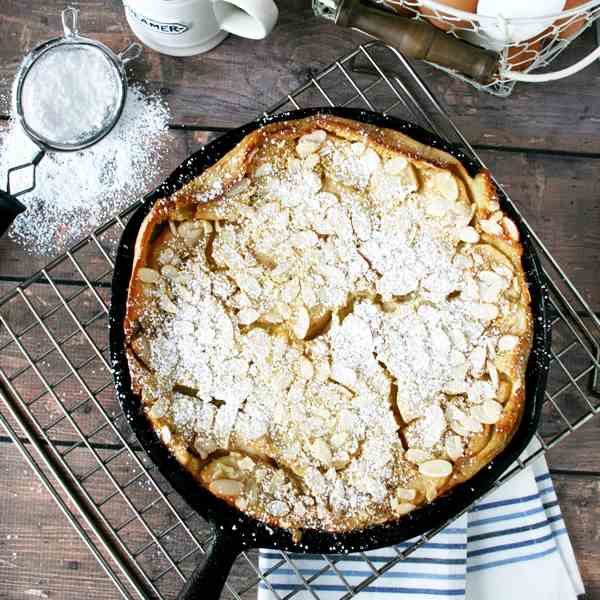 Almond Pear Clafoutis