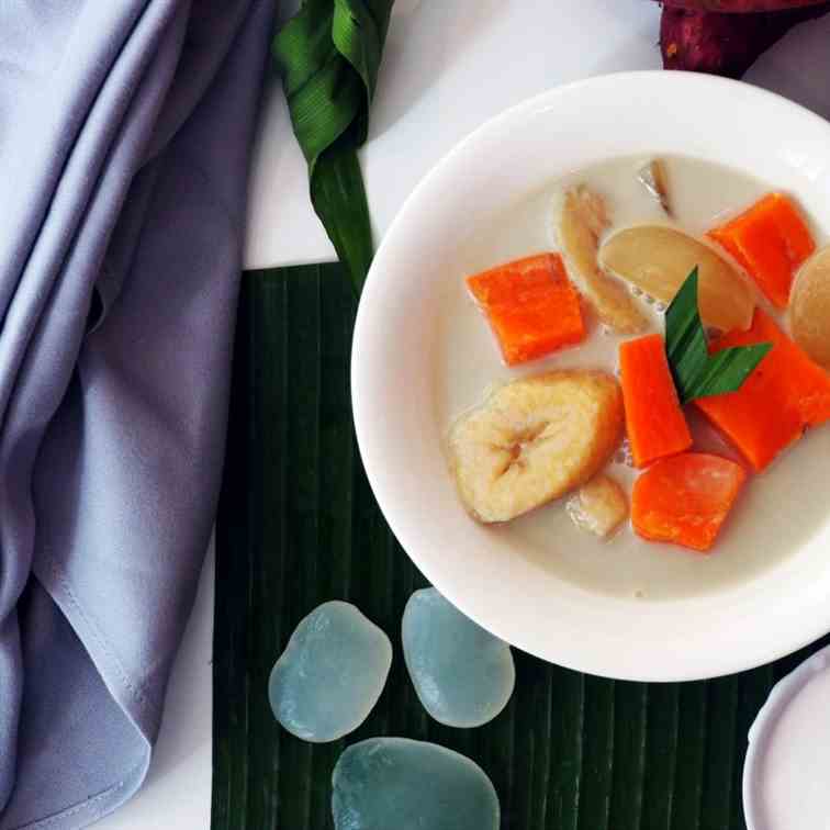 Kolak Pisang - Ubi (Banana - Sweet Potato 