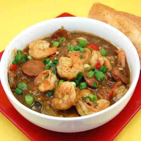 Creole-Style Shrimp and Sausage Gumbo