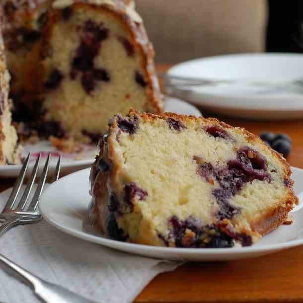 Lemon Blueberry Bundt Cake