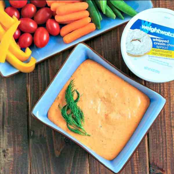 Creamy Feta, Roasted Red Pepper - Dill Dip