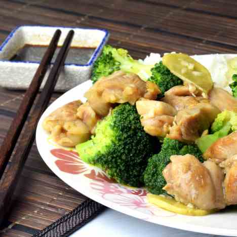 Chicken and broccoli stir-fry