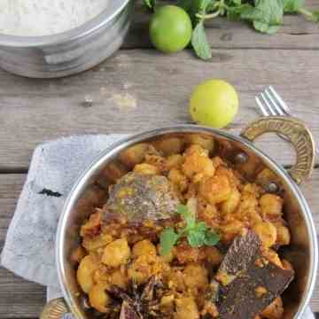 Fish & Chick Peas Masala