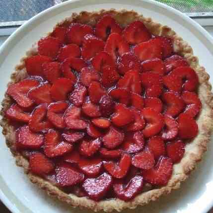 Strawberry Rhubarb Tart