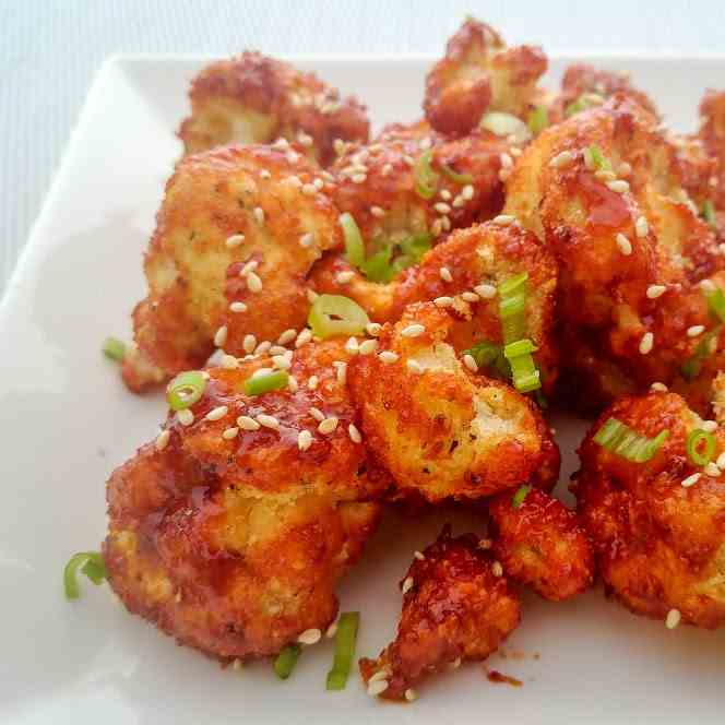 Vegetarian Korean Wings