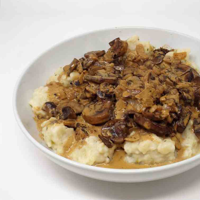 Mixed Mushroom Goulash with Dumplings