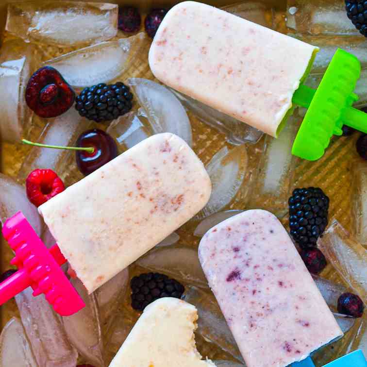 Healthy Yogurt Popsicles