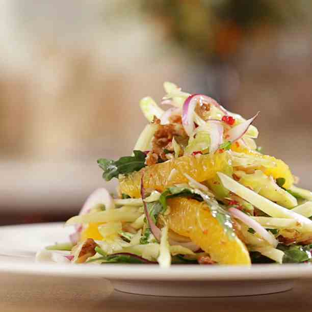 Traditional Tuscan Salad with Oranges