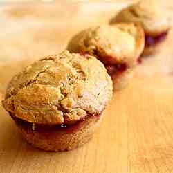 PB&J Muffins with Banana