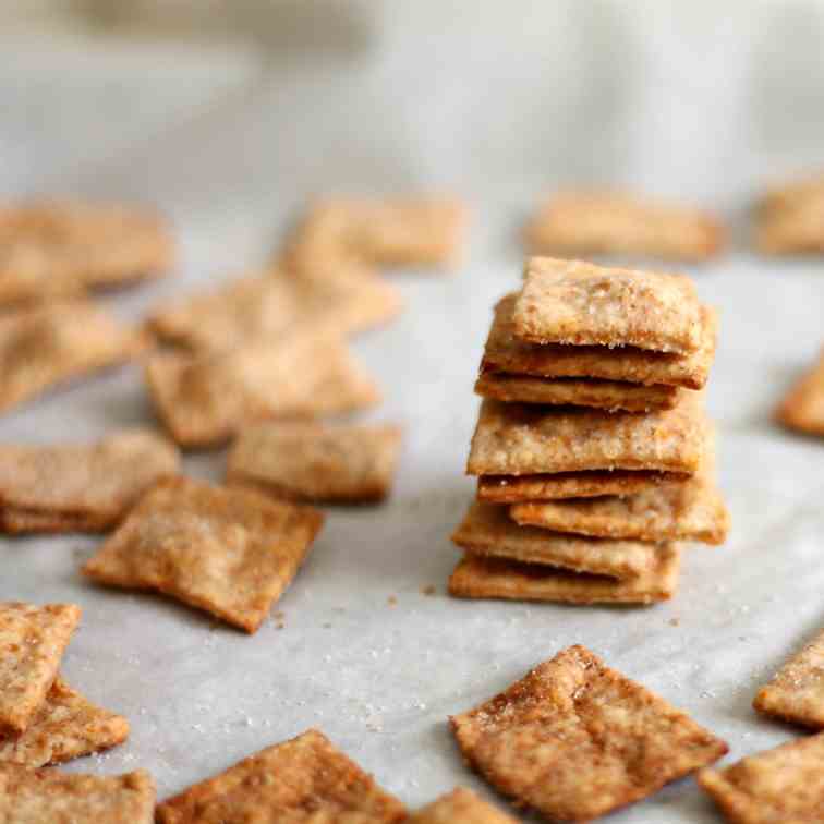 Homemade Wheat Thins