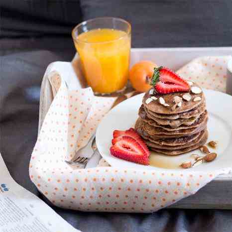 Vegan buckwheat pancakes