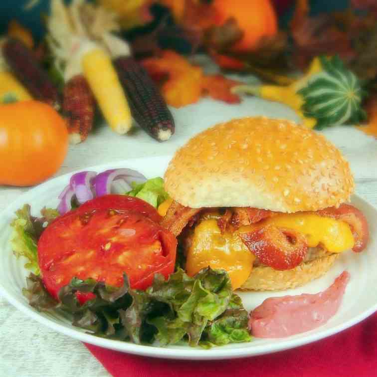 Bacon Cheddar Turkey Burger