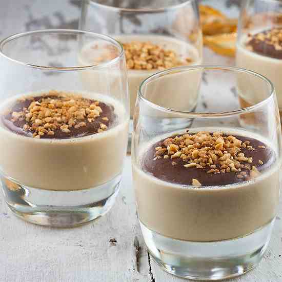 Mocha panna cotta