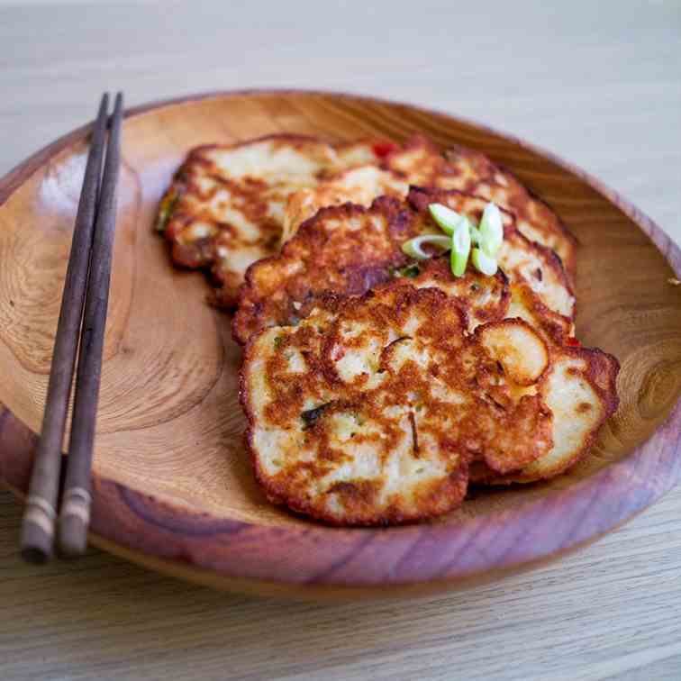 Bindaetteok - Korean Mung Bean Pancakes