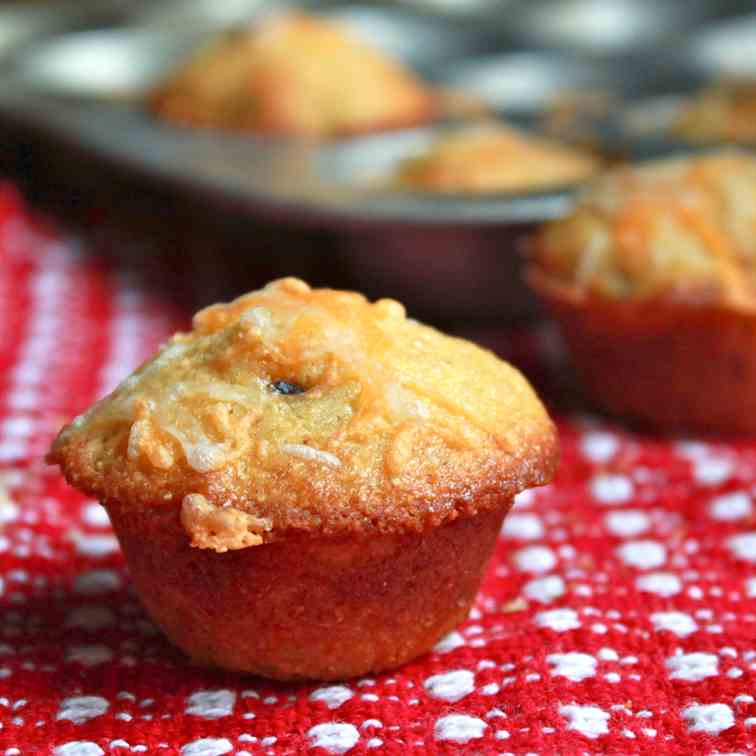 Chorizo and Green Chile Corn Muffins
