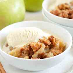 Grain Free Apple Crisp with a Twist