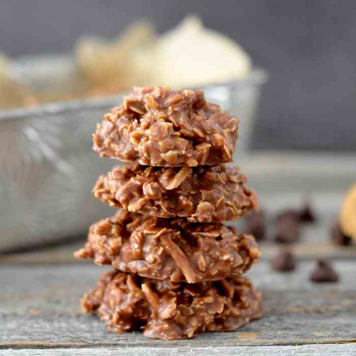 No-Bake Chocolate Peanut Butter Cookies