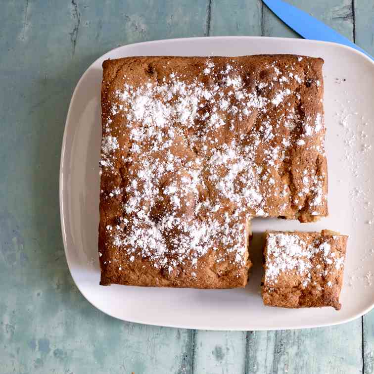 Apple and Custard Cake