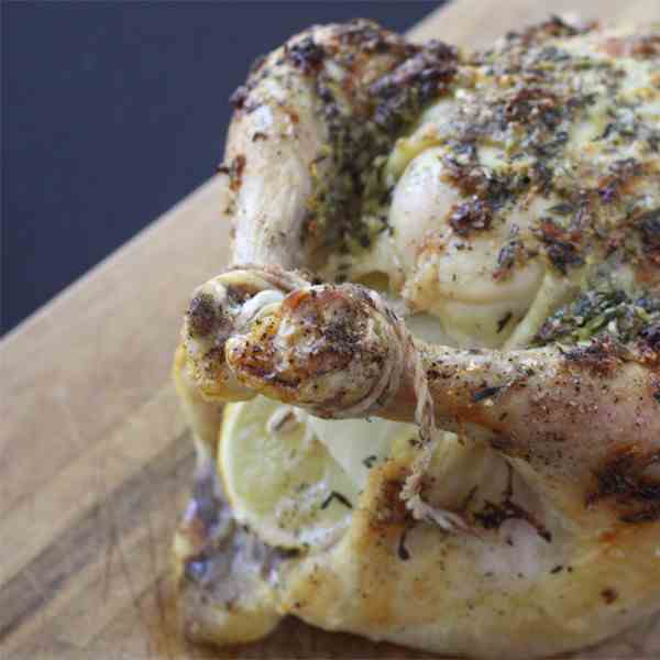 Lemon - Thyme Whole Roasted Chicken