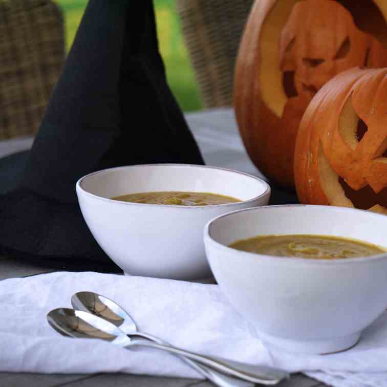 Pumpkin and chestnut soup