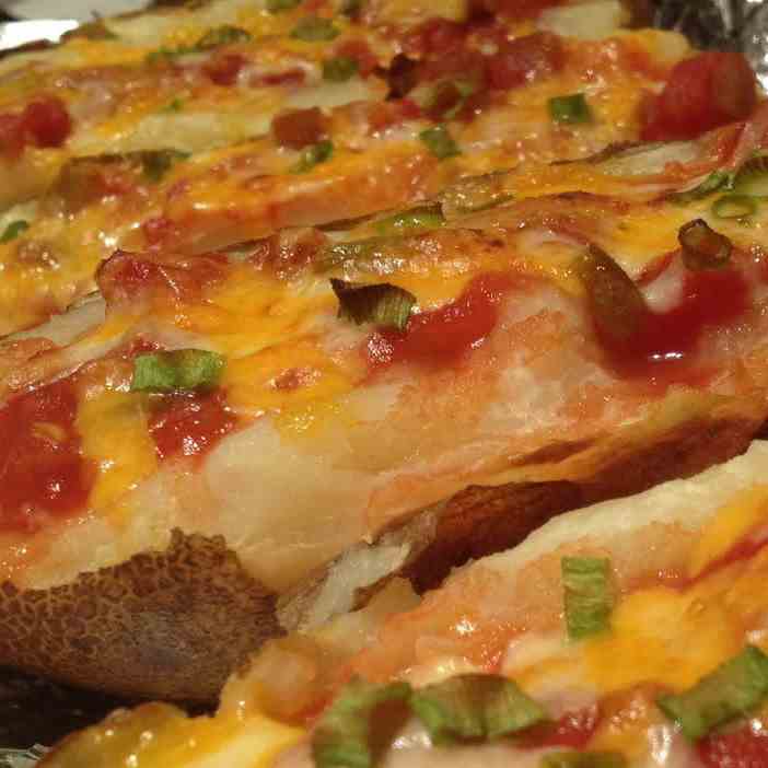 Baked Potato with Salsa