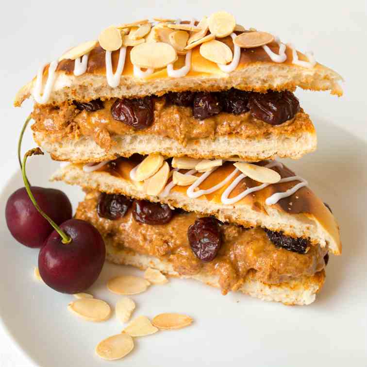 Cherry Bakewell Toastie