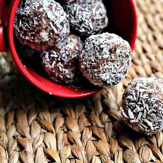 Coconut Fudge Truffles