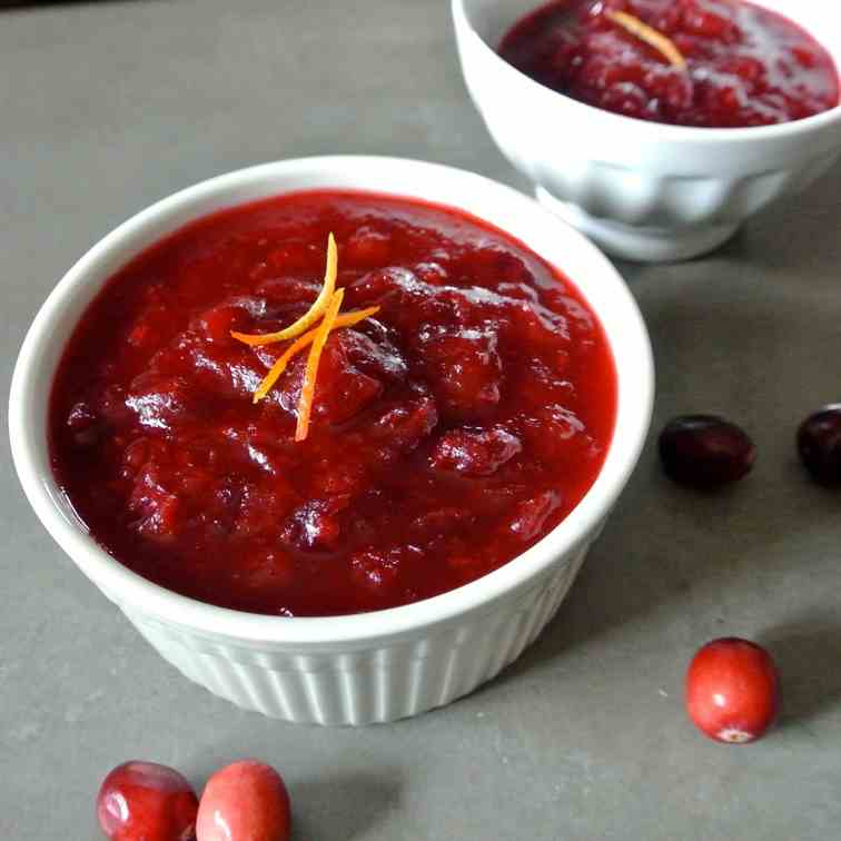 Cranberry orange sauce