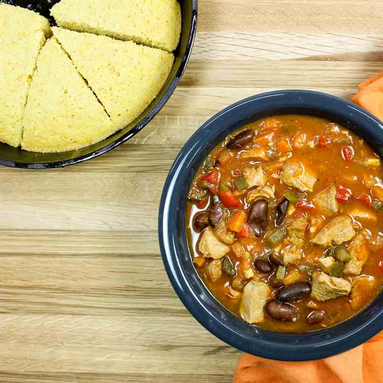 Cajun Bean - Chicken Stew