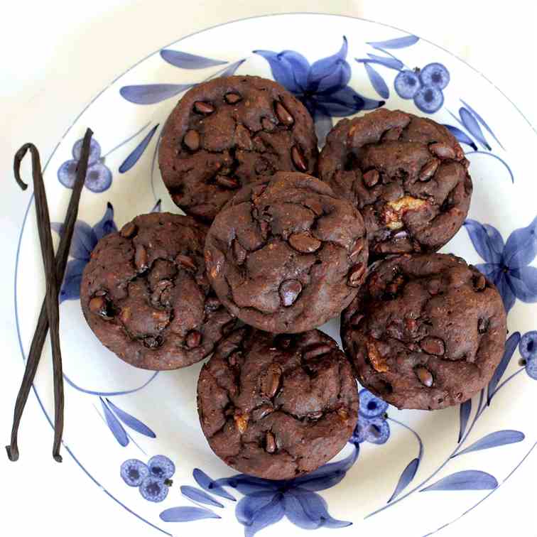 Chocolate Banana Muffins