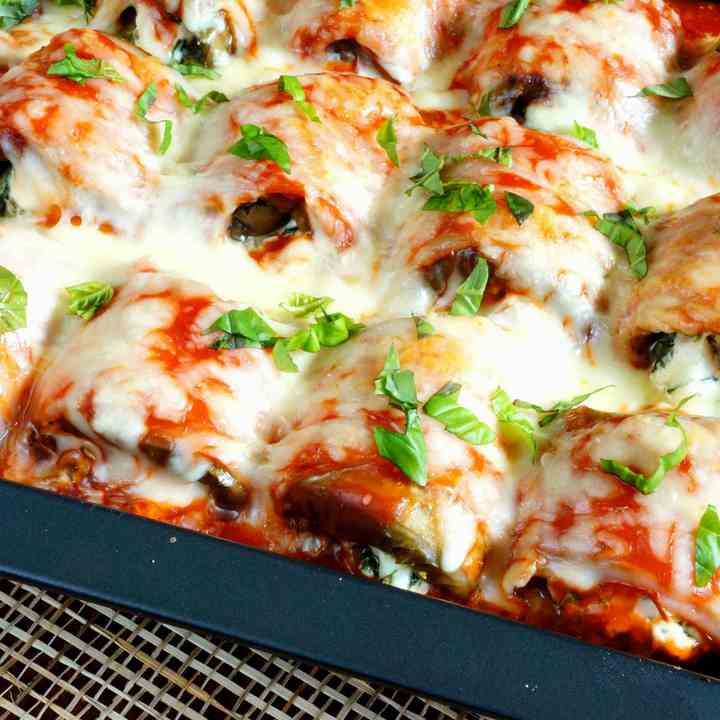 Stuffed Eggplant Rolls