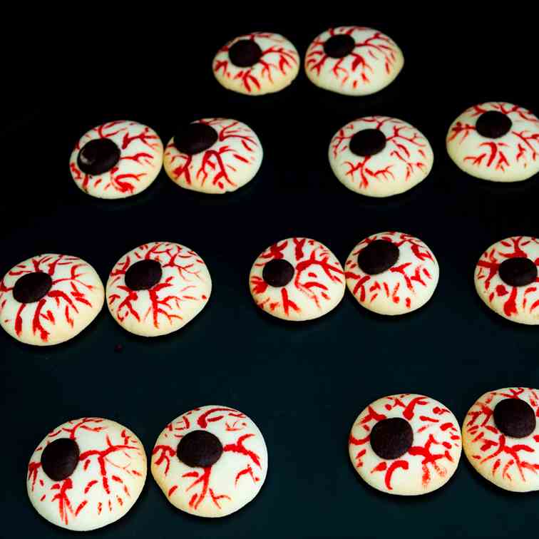 Halloween Eyeball Cookies