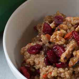 Goji Berry Oatmeal