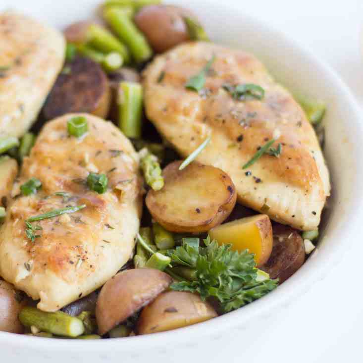 Easy Chicken Vesuvio