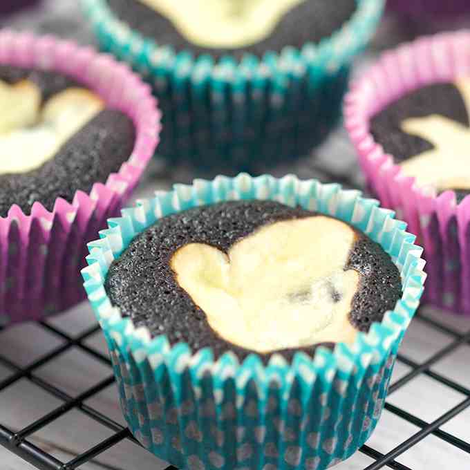 Black Bottom Cupcakes