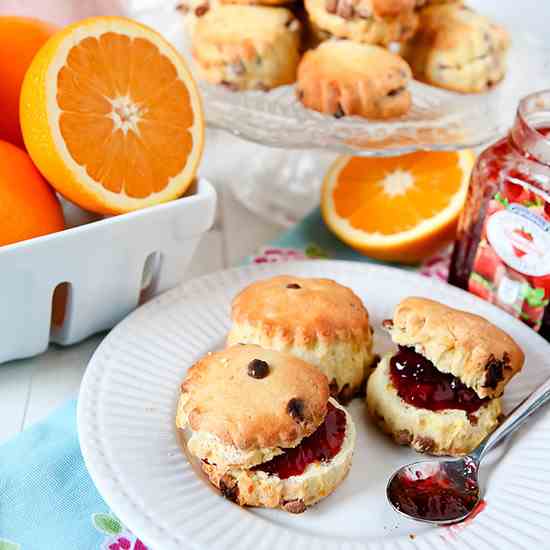 Chocolate and Orange Scones