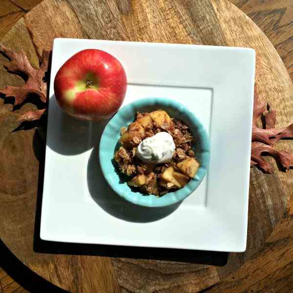 GF Oatmeal Cookie Apple Crisp