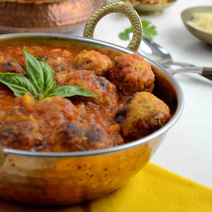 Spaghetti and Turkey Meatballs 