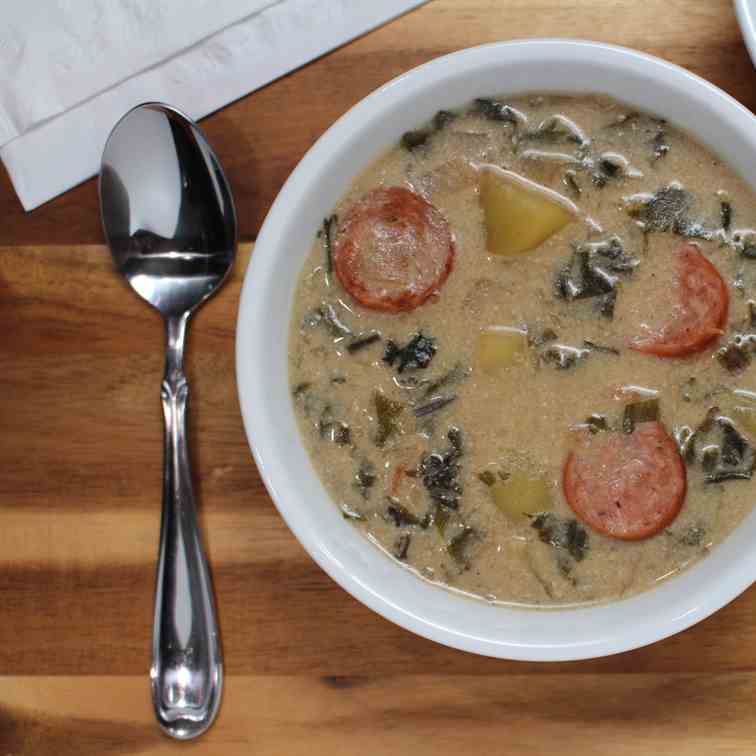 Instant Pot Irish Kale Potato Soup