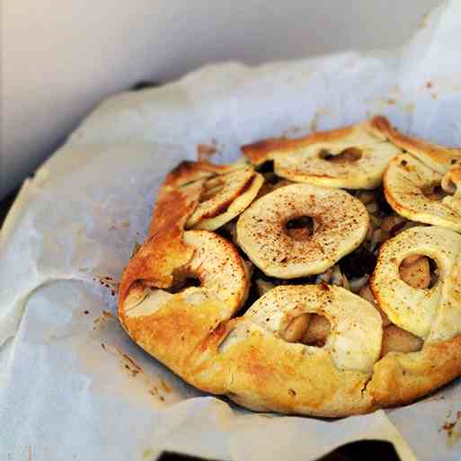Fennel and Apple Galette