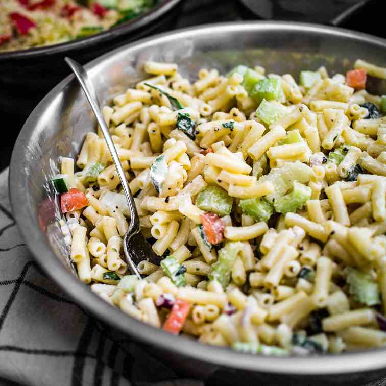 Creamy Vegan Pasta Salad