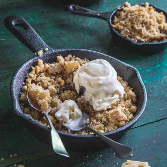 Apple & Pear Shortbread Crisps