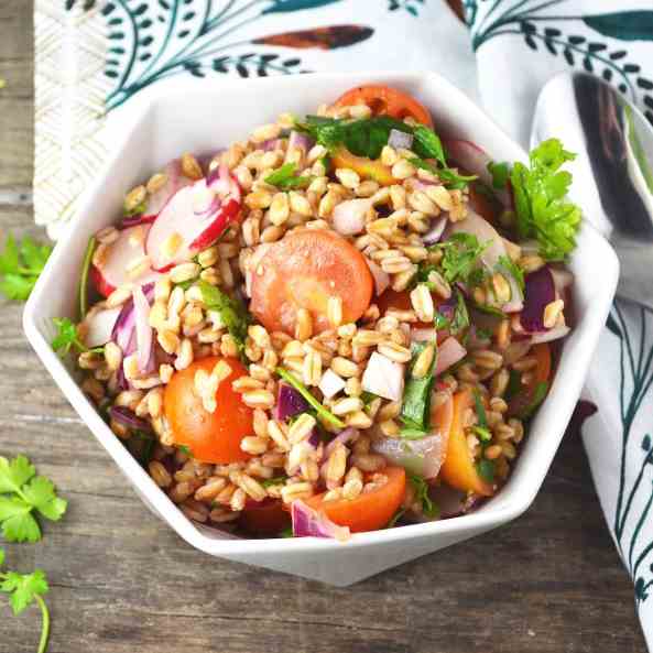 Farro Salad with Tomato and Herbs